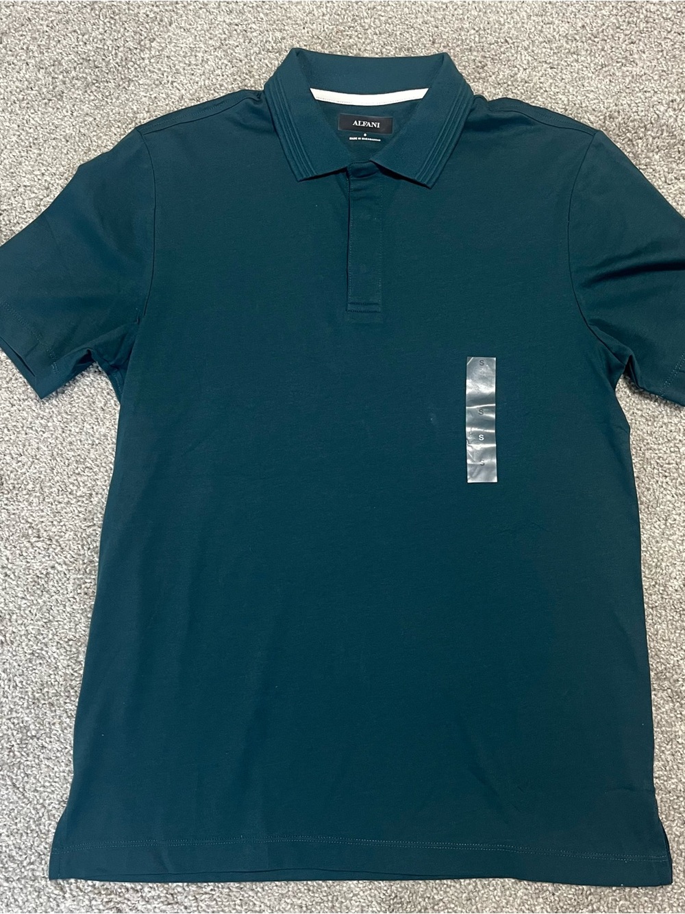 Alfani Men’s Dark Teal Polo Shirt